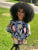 12" Kinky Curly Bang Wig